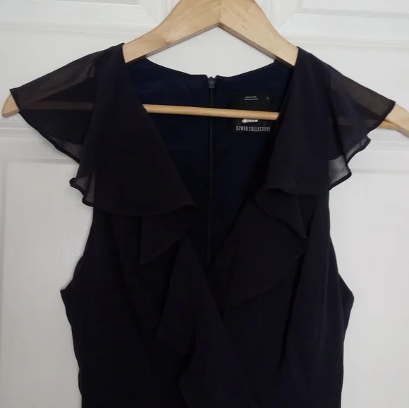 C/MEO COLLECTIVE Navy Be About You Gown Size S - Picture 6 of 14